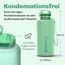 Hydracy Trinkflasche mit Fruchteinsatz - 2L Wasserflasche - BPA-freie Trinkflasche mit Zeitmarkierung Auslaufsichere Sportflasche - Kondensationsfrei für Sport und Outdoor