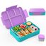 SWVIODMT Brotdose Kinder mit Fächern 1300 ml Lunchbox für Kinder, Auslaufsichere Lunchbox mit 5 Fächern, Snackbox für Mädchen & Jungen, perfekt für Schule, Kindergarten (Macaron Lila)