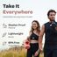 Hydracy Wasserflasche mit Aufbewahrungstasche und Strohhalm, groß, 2,3 l, BPA-frei, motivierende Wasserflasche mit Zeitmarkierung, auslaufsichere Sportflasche, ideal für Fitness oder Sport und Outdoor