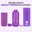 Hydracy Trinkflasche mit Fruchteinsatz - 2L Wasserflasche - BPA-freie Trinkflasche mit Zeitmarkierung Auslaufsichere Sportflasche - Kondensationsfrei für Sport und Outdoor