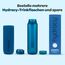 Hydracy Trinkflasche mit Fruchteinsatz - 500ml Wasserflasche - BPA-freie Trinkflasche mit Zeitmarkierung Auslaufsichere Sportflasche - Kondensationsfrei für Sport und Outdoor