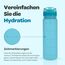 Hydracy Trinkflasche mit Fruchteinsatz - 500ml Wasserflasche - BPA-freie Trinkflasche mit Zeitmarkierung Auslaufsichere Sportflasche - Kondensationsfrei für Sport und Outdoor