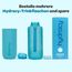 Hydracy Trinkflasche mit Fruchteinsatz - 2L Wasserflasche - BPA-freie Trinkflasche mit Zeitmarkierung Auslaufsichere Sportflasche - Kondensationsfrei für Sport und Outdoor