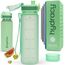 Hydracy Trinkflasche mit Fruchteinsatz - 500ml Wasserflasche - BPA-freie Trinkflasche mit Zeitmarkierung Auslaufsichere Sportflasche - Kondensationsfrei für Sport und Outdoor
