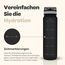 Hydracy Trinkflasche mit Fruchteinsatz - 500ml Wasserflasche - BPA-freie Trinkflasche mit Zeitmarkierung Auslaufsichere Sportflasche - Kondensationsfrei für Sport und Outdoor