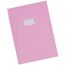 HERMA 19805 Heftumschlag A4 Karton Rosa, Hefthülle mit Beschriftungsfeld aus stabilem & extra starkem Papier, Heftschoner für Schulhefte, farbig