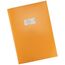 HERMA 19747 Heftumschlag A4 Karton Orange, Hefthülle mit Beschriftungsfeld aus stabilem & extra starkem Papier, Heftschoner für Schulhefte, farbig