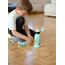 Sigg - Alu Trinkflasche Kinder - KBT Jungle Tzz - Auslaufsicher & Bruchsicher - Federleicht - BPA-frei - Klimaneutral Zertifiziert - Sport & Schule - Weissgrün mit Wildtieren im Dschungel - 0,4L