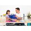 HERMA 19751 Heftumschläge A4 Karton Blau, 10 Stück, Hefthüllen mit Beschriftungsfeld aus stabilem & extra starkem Papier, Heftschoner Set für Schulhefte, farbig