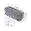 YOKUMA Federmäppchen mäppchen federtasche federmappe etui Schule groß Kapazität für Teenager Erwachsene schlamppermäppchen federpenal schulmäppchen Aesthetic Pencil case (grau)