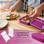 My Vesperbox® Brotdose für Kinder mit Fächern [JIN] - Lunchbox mit Trennfächern - Bento Box - Jausenbox - Brotzeitbox für Schule & Kindergarten - Vesperdose für Jungen & Mädchen