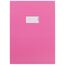 HERMA 19749 Heftumschläge A4 Karton Pink, 10 Stück, Hefthüllen mit Beschriftungsfeld aus stabilem & extra starkem Papier, Heftschoner Set für Schulhefte, farbig