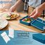 My Vesperbox® Brotdose für Kinder mit Fächern [JIN] - Lunchbox mit Trennfächern - Bento Box - Jausenbox - Brotzeitbox für Schule & Kindergarten - Vesperdose für Jungen & Mädchen