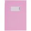 HERMA 19855 Heftumschläge A5 Karton Rosa, 10 Stück, Hefthüllen mit Beschriftungsfeld aus stabilem & extra starkem Papier, Heftschoner Set für Schulhefte, farbig