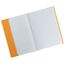 HERMA 19761 Heftumschläge A5 Karton Orange, 10 Stück, Hefthüllen mit Beschriftungsfeld aus stabilem & extra starkem Papier, Heftschoner Set für Schulhefte, farbig