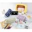 KALIDI Federmäppchen Mäppchen Federtaschen 2 Fächer, extra groß Pencil Case Stifte Etui Schule, Aesthetic Federmäppchen Mäppchen für Mädchen und Jungen, Nylon Lila