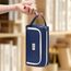 KALIDI Federmäppchen Mäppchen Federtaschen 2 Fächer, extra groß Pencil Case Stifte Etui Schule, Aesthetic Federmäppchen Mäppchen für Mädchen und Jungen, Nylon Navy