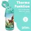 Jarlson® Trinkflasche Kinder Edelstahl MALI [THERMOSFLASCHE] - Kindertrinkflasche Auslaufsicher - Thermoskanne Kohlensäure geeignet - Thermo Trink Flasche für Schule & Kindergarten (350ml, Pferd 2.0)