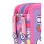 Clondo 3-Fach Federmäppchen Mädchen Gefüllt für Hello Kitty Kuromi Fan – Schulmäppchen Set 46 Teile mit Radierbaren Stiften, Filzstiften, Buntstiften – ideal für Schule & als Geschenk