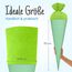 itenga Bastelschultüte Schultütenrohling Zuckertüte Schultüte 70cm rund mit und ohne Filzverschluss (Mintgrün mit Filzverschluss)