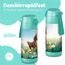 Jarlson® Trinkflasche Kinder Edelstahl MALI [THERMOSFLASCHE] - Kindertrinkflasche Auslaufsicher - Thermoskanne Kohlensäure geeignet - Thermo Trink Flasche für Schule & Kindergarten (350ml, Pferd 2.0)