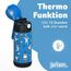 Jarlson® Trinkflasche Kinder Edelstahl MALI [THERMOSFLASCHE] - Kindertrinkflasche Auslaufsicher - Thermoskanne Kohlensäure geeignet - Thermo Trink Flasche für Schule & Kindergarten (350ml, Weltall)