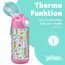 Jarlson® Trinkflasche Kinder Edelstahl MALI [THERMOSFLASCHE] - Kindertrinkflasche Auslaufsicher - Thermoskanne Kohlensäure geeignet - Trink Flasche für Schule & Kindergarten (350ml, Meerjungfrau)
