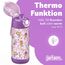 JARLSON® Trinkflasche Kinder Edelstahl MALI [THERMOSFLASCHE] - Kindertrinkflasche Auslaufsicher - Thermoskanne Kohlensäure geeignet - Thermo Trink Flasche für Schule & Kindergarten (350ml, Prinzessin)