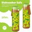Jarlson® Trinkflasche Kinder Edelstahl MALI [THERMOSFLASCHE] - Kindertrinkflasche Auslaufsicher - Thermoskanne Kohlensäure geeignet - Trink Flasche für Schule & Kindergarten (500ml, Dinosaurier)