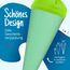 itenga Bastelschultüte Schultütenrohling Zuckertüte Schultüte 70cm rund mit und ohne Filzverschluss (Mintgrün mit Filzverschluss)
