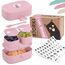 BJORKI® Bento Box für Kinder inkl. BONUS Namensticker - Auslaufsichere Lunchbox mit Fächern - Nachhaltige Brotdose Kinder für Kindergarten & Schule - Die Jausenbox für unterwegs