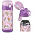 JARLSON® Trinkflasche Kinder Edelstahl MALI [THERMOSFLASCHE] - Kindertrinkflasche Auslaufsicher - Thermoskanne Kohlensäure geeignet - Thermo Trink Flasche für Schule & Kindergarten (350ml, Prinzessin)