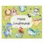 Papierdrachen Hochwertiges Freundebuch für Kinder - Schulfreunde - Grün - Poesiealbum mit Dinos, Rittern, Astronauten - für 27 Freunde - buntes kindgerechtes Design