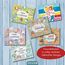 Papierdrachen Hochwertiges Freundebuch für Kinder - Superhelden Tiere - für 27 Freunde - buntes kindgerechtes Design - tolle Geschenkidee für den Schulstart - Set 7