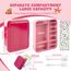 PUWOWYE Brotdose Kinder mit Fächern, Bento Box Kinder, 1330 ml Auslaufsicher Lunchbox Kinder, Brotbox für Mädchen & Jungen, geeignet für Schule, Kindergarten & Ausflüge BPA frei, Rosa