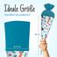 itenga Geschwisterschultüte 35 cm Tiere Pflanzen Muster Geschenkverpackung Schultüte Zuckertüte Filzverschluss Kinder Erwachsene (Meerjungfrauen)