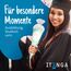 itenga Geschwisterschultüte 35cm Geschenkverpackung Schultüte Kinder Erwachsene Party (Pflanzen mit Text Alles Gute)