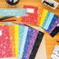 Papierdrachen 8 hochwertige Heftumschläge aus Papier für Kinder | DIN A4| Motiv Scribble - Heftschoner ideal für die Schule - Heftumschlag 250g/m² - Set Nummer 6