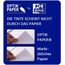 Oxford Schule Klausuren-Block A4, liniert mit Rand, 50 Blatt, orange (3er Pack)
