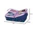 Frozen Die Eiskönigin Brotdose Kinder - Lunchbox mit 3 Fächern und Clip-Verschlüssen, Bento Snackbox aus Kunststoff PP bpa-frei - Vesperdose für Kindergarten, Schule & unterwegs