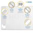 HERMA 14260 Buchumschläge 26 x 54 cm Basic, 10 Stück, Buchhüllen mit Beschriftungsetikett und Kantenschutz aus abwischbarer Polypropylen-Folie, Buchschoner Set für Schulbücher, transparent