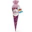 itenga Geschwisterschultüte 35 cm Tiere Pflanzen Muster Geschenkverpackung Schultüte Zuckertüte Filzverschluss Kinder Erwachsene (Libellen mit Text)