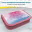 itenga Schüler-Etui 28 teilig gefüllt 1-Zipper Federmäppchen für Jungen und Mädchen (Regenbogen Wasserfarben)