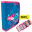 itenga Schüler-Etui 28 teilig gefüllt 1-Zipper Federmäppchen für Jungen und Mädchen (Meerjungfrau)
