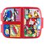 P:os 35145099 - Paw Patrol Brotdose für Kinder mit 3 Fächern, Lunchbox aus Kunststoff mit Clip-Verschlüssen, Vesperdose für Kindergarten, Schule und Freizeit