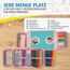 itenga Schüler-Etui 28 teilig gefüllt 1-Zipper Federmäppchen für Jungen und Mädchen (Pferd)