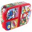 P:os 35145099 - Paw Patrol Brotdose für Kinder mit 3 Fächern, Lunchbox aus Kunststoff mit Clip-Verschlüssen, Vesperdose für Kindergarten, Schule und Freizeit