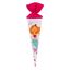 goldbuch 93 582 Geschwistertüte Fräulein Meer, Schultüte mit Meerjungfrauenmotiv, Lackkarton, Geschenkverpackung, pinker Filzverschluss (ohne Verschlussband), Zuckertüte rund, Länge 35 cm, Ø 11,5 cm