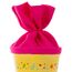 goldbuch 93 117 Geschwistertüte Chiara, Schultüte mit Pferde-Motiv, Lackkarton, Geschenkverpackung mit pinkem Filzverschluss (ohne Verschlussband), Zuckertüte rund, Länge 35 cm, Ø 11,5 cm, Gelb