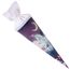 goldbuch 93 579 Geschwistertüte Einhorn, Schultüte mit Einhornmotiv, Lackkarton, Geschenkverpackung mit weißem Filzverschluss (ohne Verschlussband), Zuckertüte rund, Länge 35 cm, Ø 11,5 cm, Violett